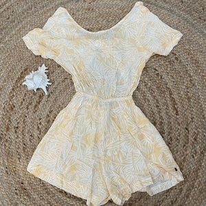 Roxy open back romper
